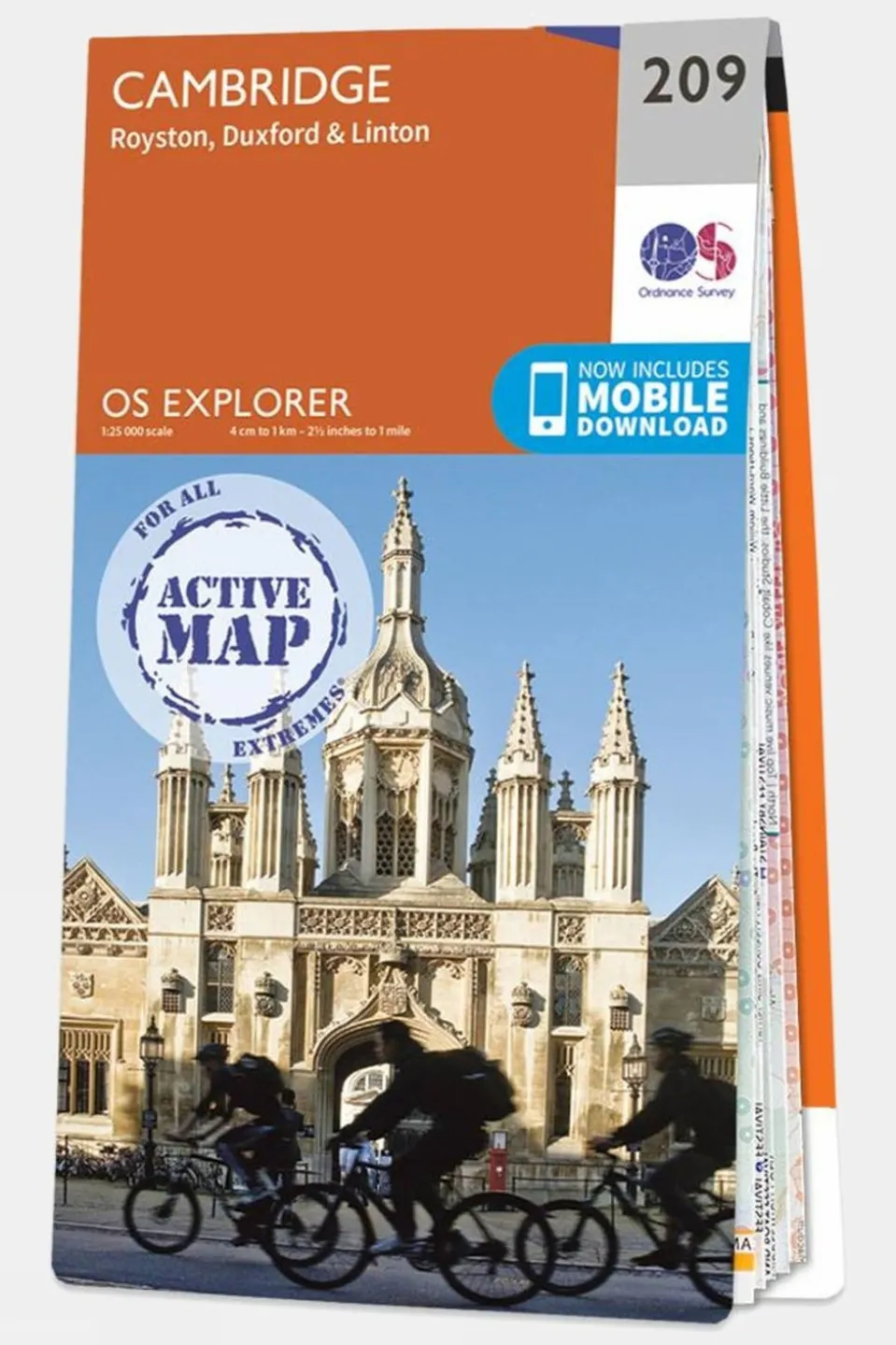 Active Explorer Map 209 Cambridge
