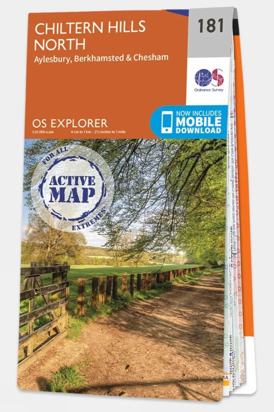 Active Explorer Map 181 Chiltern Hills North