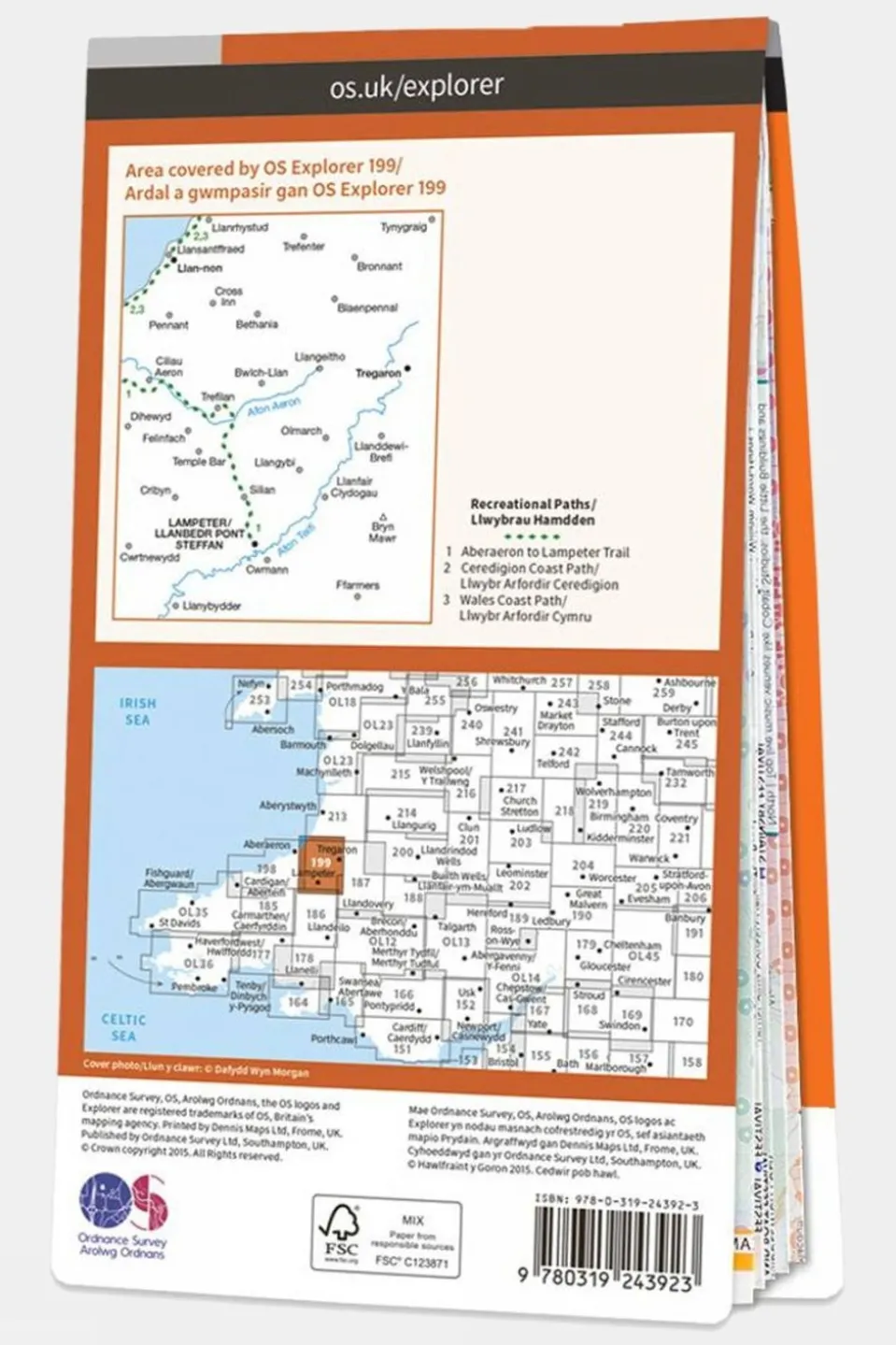 Active Explorer Map 199 Lampeter
