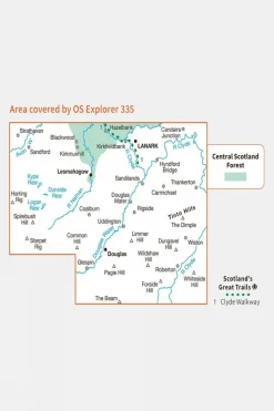 Active Explorer Map 335 Lanark and Tinto Hills