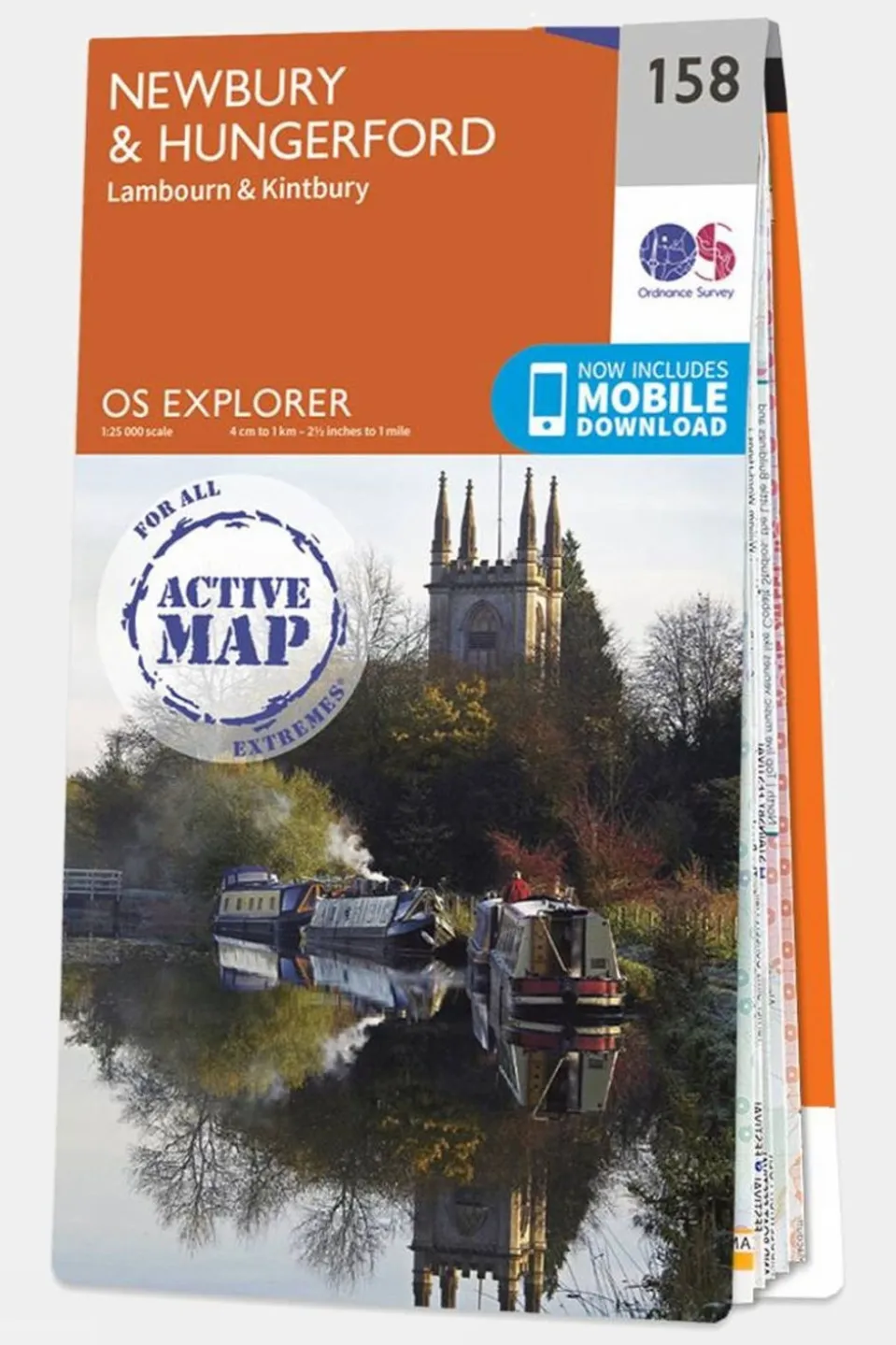 Active Explorer Map 158 Newbury and Hungerford