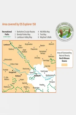 Active Explorer Map 158 Newbury and Hungerford