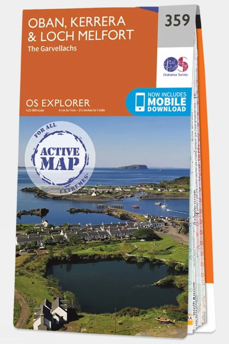 Active Explorer Map 359 Oban, Kerrera and Loch Melfort