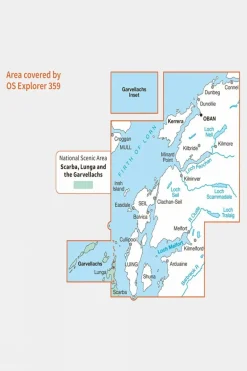 Active Explorer Map 359 Oban, Kerrera and Loch Melfort