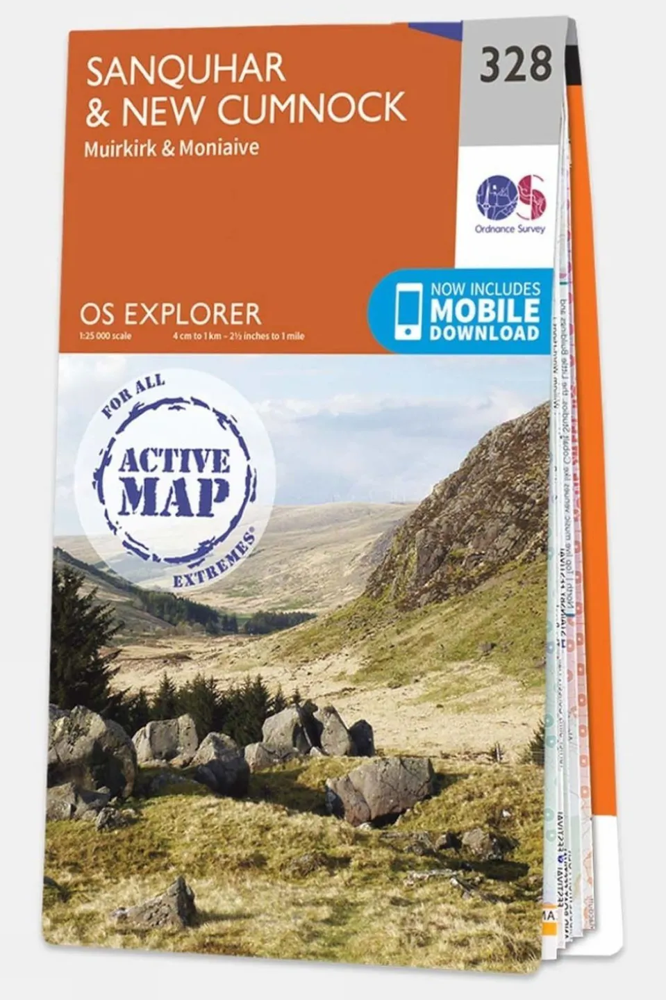 Active Explorer Map 328 Sanquhar and New Cumnock