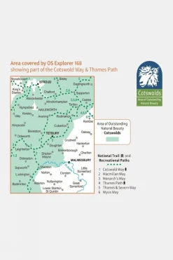Active Explorer Map 168 Stroud, Tetbury and Malmesbury
