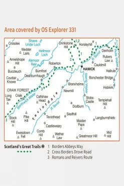 Active Explorer Map 331 Teviotdale South