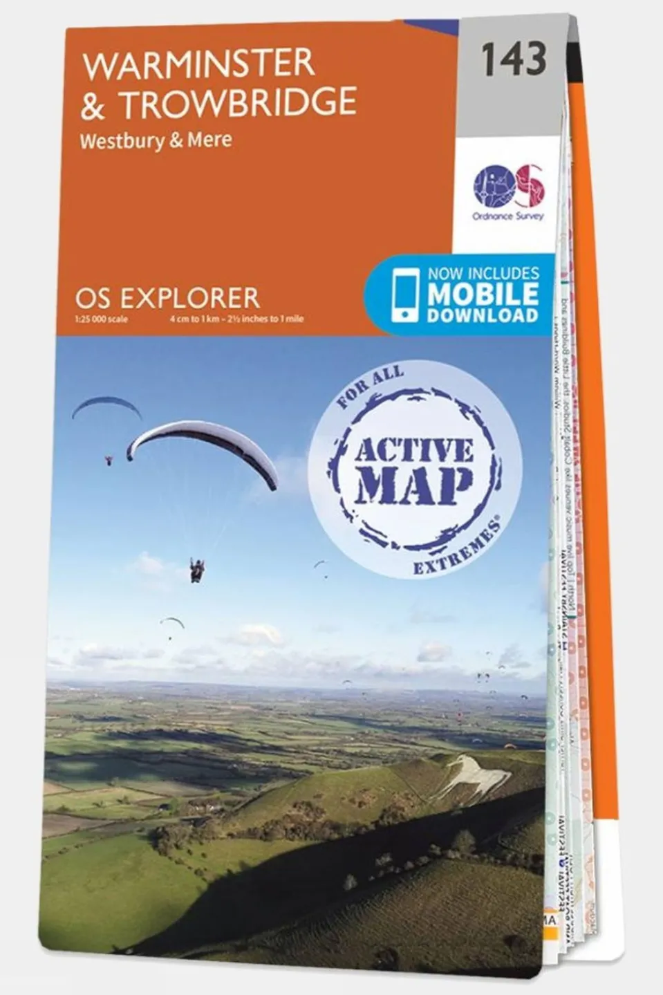Active Explorer Map 143 Warminster and Trowbridge
