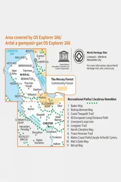Active Explorer Map 266 Wirral and Chester