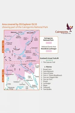 Active Explorer Map OL53 Lochnagar, Glen Muick and Glen Clova