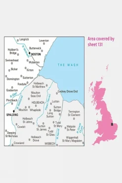 Active Landranger Map 131 Boston and Spalding