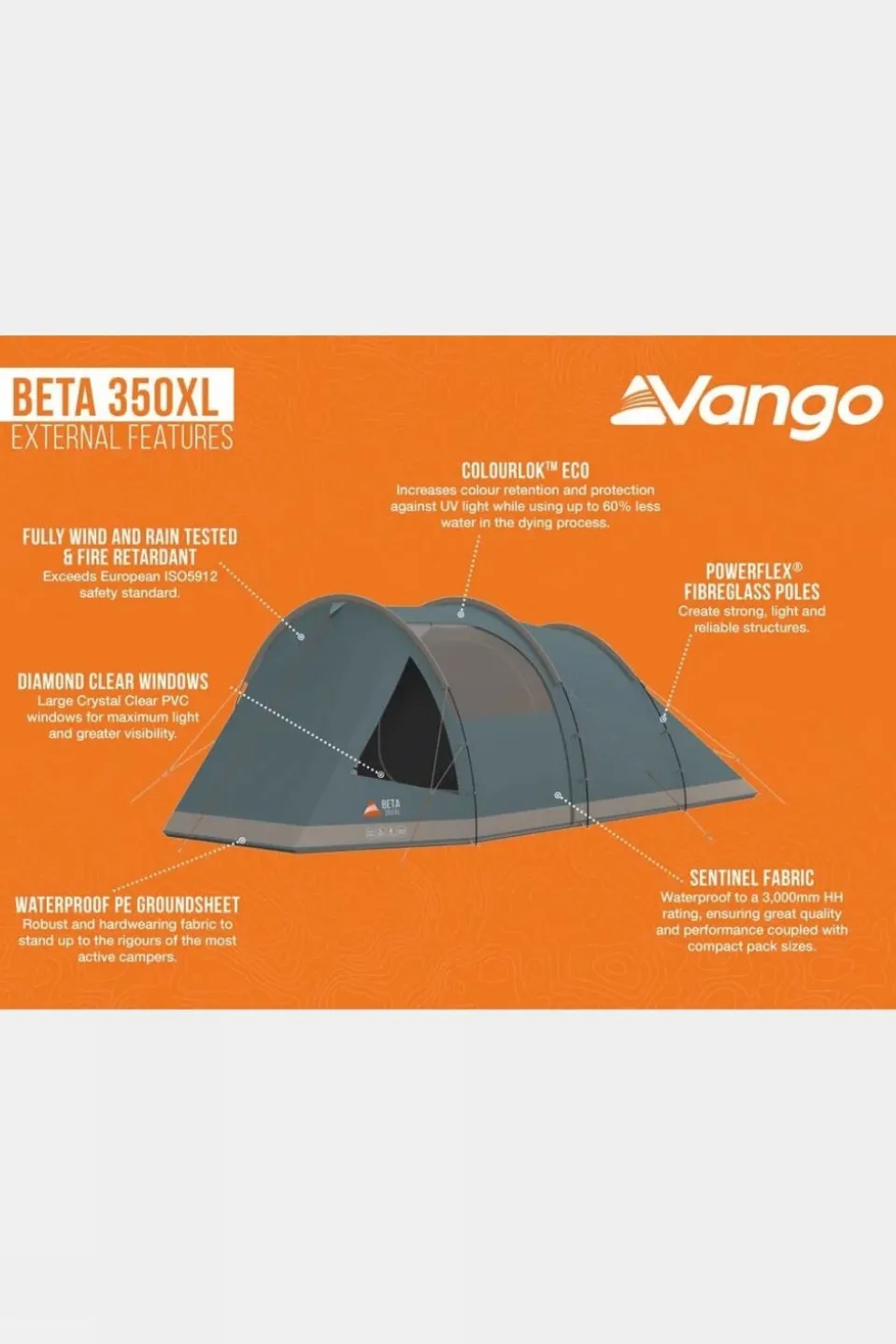 Beta 350XL CLR Tent