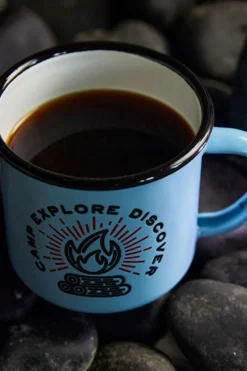 Camp Explore Discover Enamel Mug