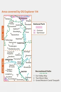 Exeter & The Exe Valley 1:25 000