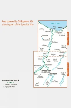 Explorer Map 424 Buckie and Keith