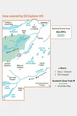 Explorer Map 415 Glen Affric and Glen Moriston