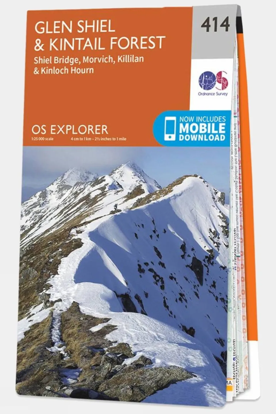 Explorer Map 414 Glen Shiel and Kintail Forest