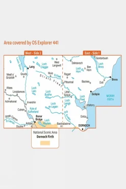 Explorer Map 441 Lairg, Bonar Bridge and Golspie