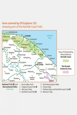 Explorer Map 252 Norfolk Coast East