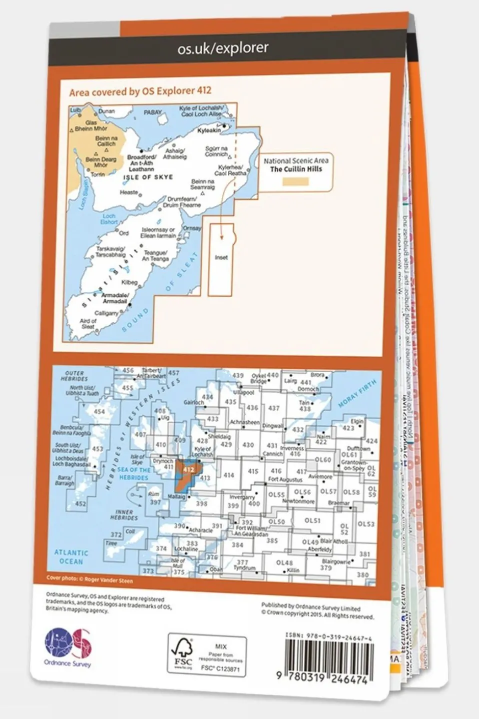 Explorer Map 412 Skye - Sleat