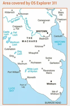 Explorer Map 311 Wigtown, Whithorn and The Machars