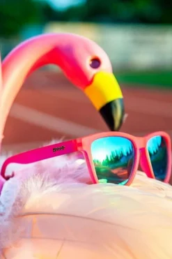 Flamingos on a Booze Cruise Sunglasses