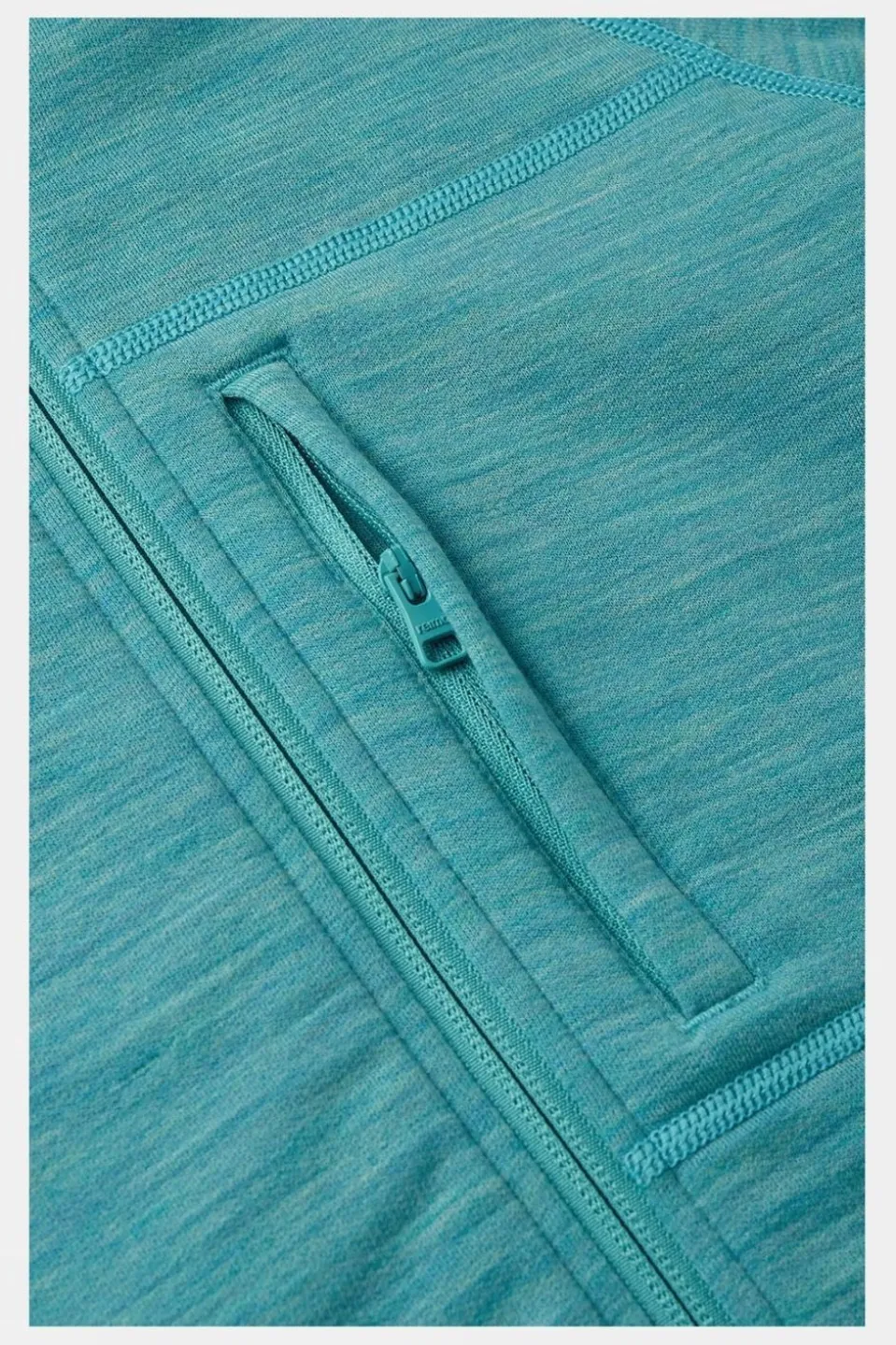 Girls Mist Full Zip Merino Fleece Jacket