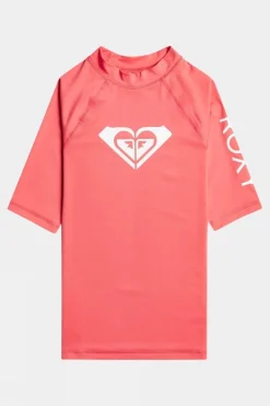 Girls Wholehearted Short Sleeve Rash Vest 14+