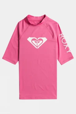Girls Wholehearted Short Sleeve Rash Vest 14+