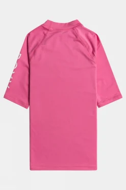 Girls Wholehearted Short Sleeve Rash Vest 14+