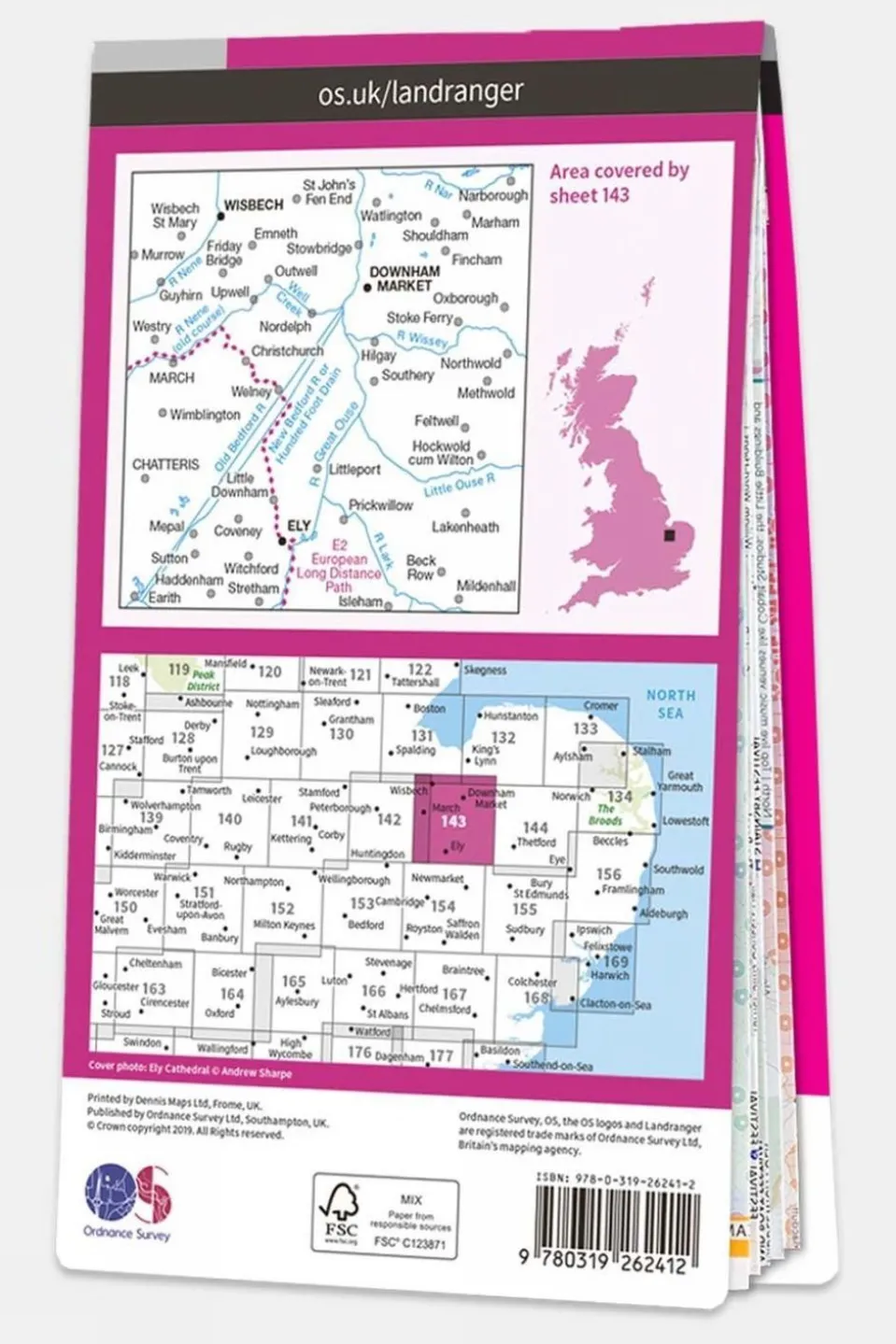 Landranger Map 143 Ely and Wisbech