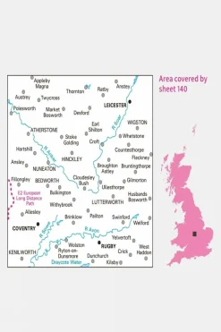 Landranger Map 140 Leicester, Coventry and Rugby
