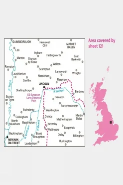 Landranger Map 121 Lincoln and Newark-on-Trent