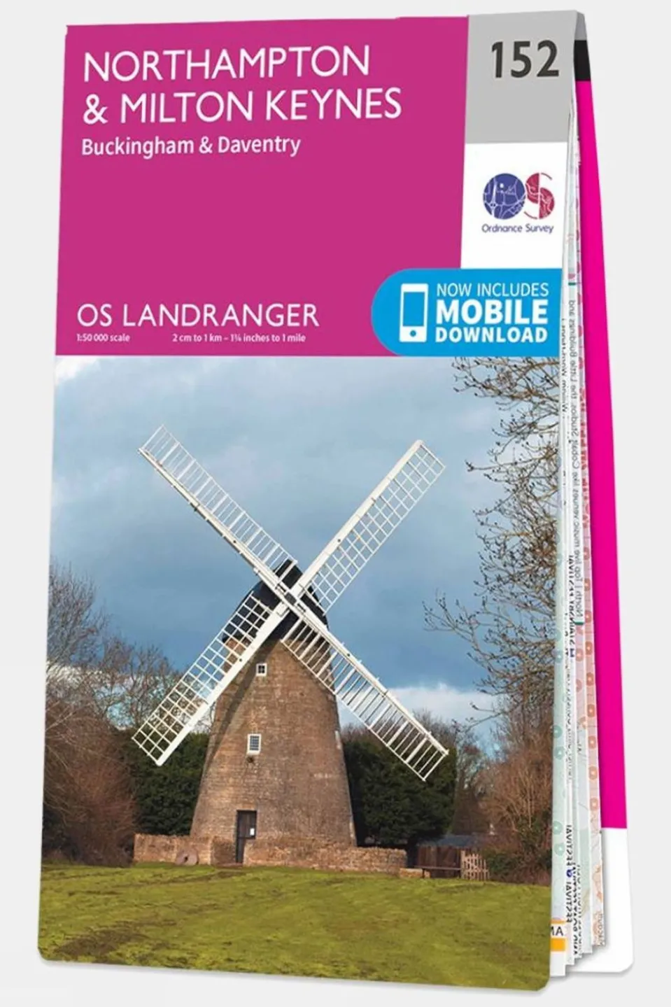 Landranger Map 152 Northampton and Milton Keynes