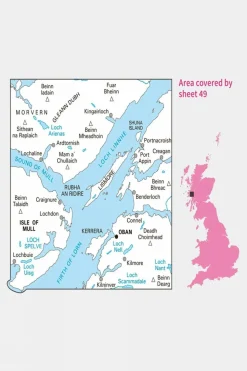 Landranger Map 49 Oban and East Mull