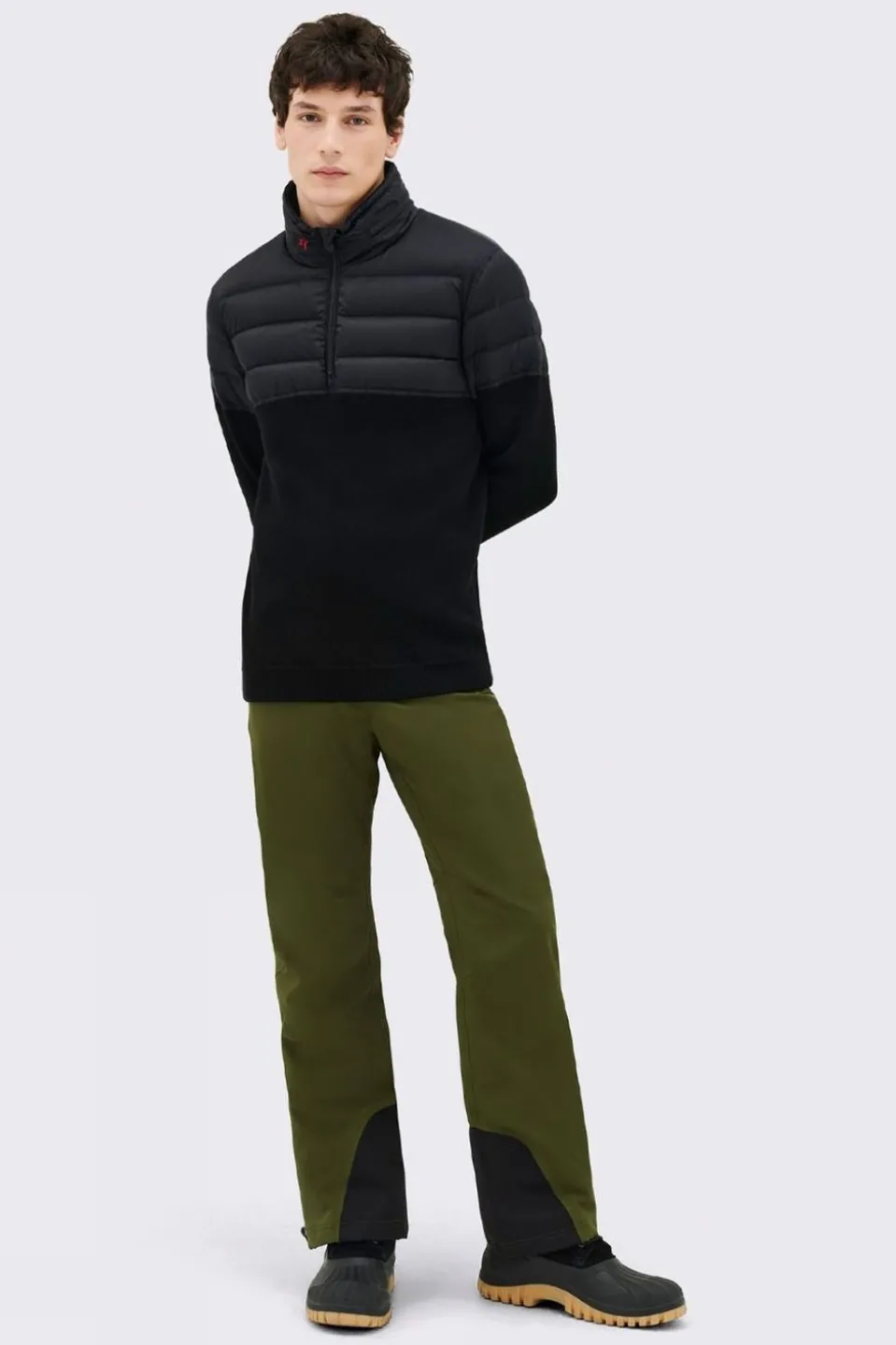 Mens Apres Half Zip Fleece