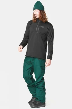 Mens Bake Grid Quarter Zip Fleece