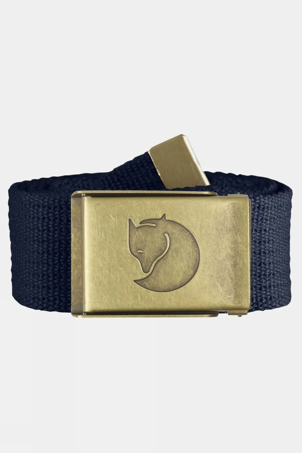 Mens Canvas Brass Belt
