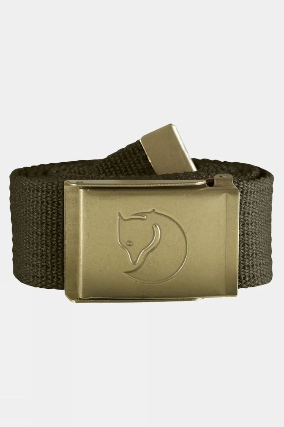 Mens Canvas Brass Belt