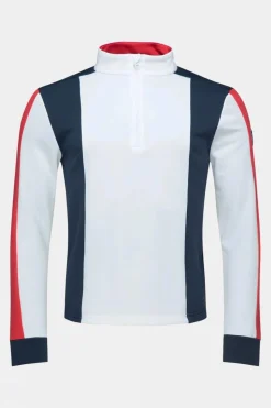 Mens Colour Block 1/2 Zip Layer