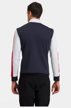 Mens Colour Block 1/2 Zip Layer