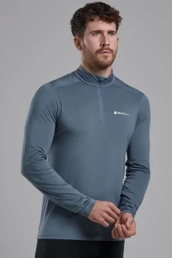Mens Dart XT Zip Neck Base Layer Top