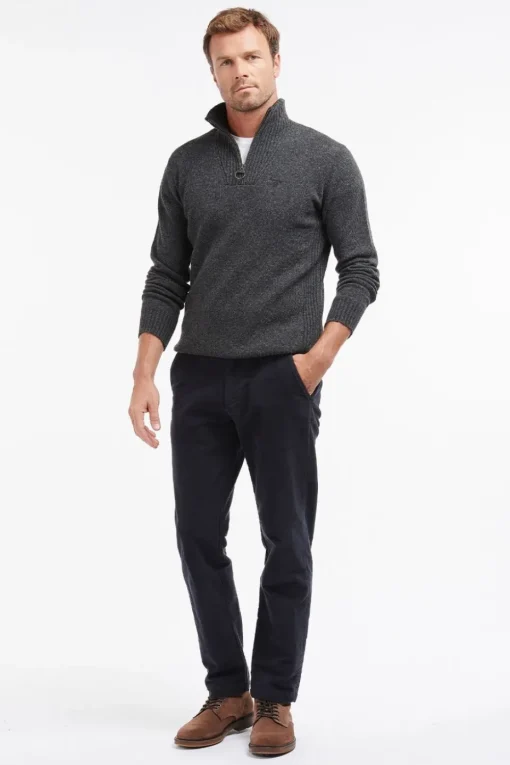 Mens Essential Half Zip Jumper