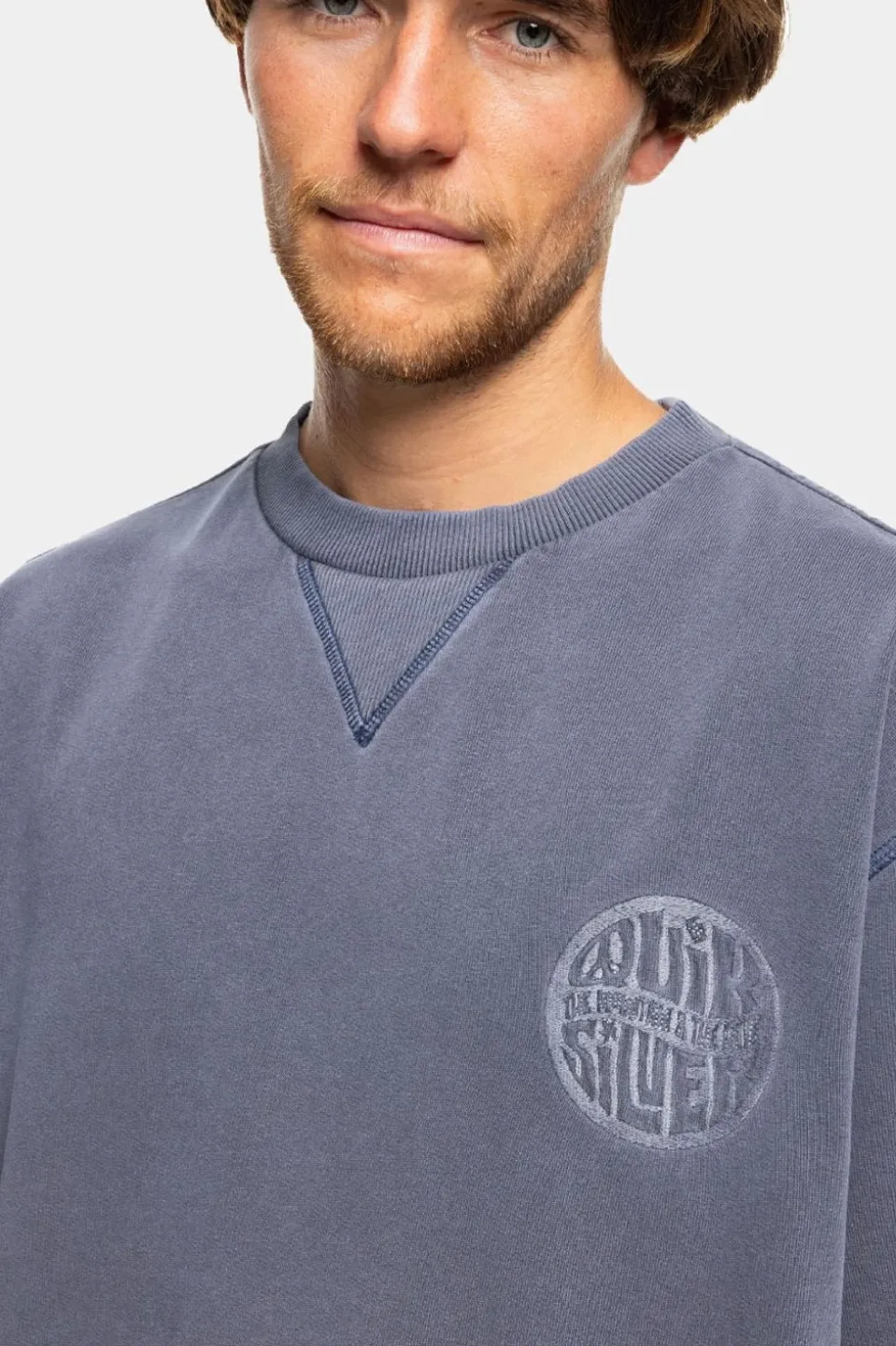 Mens Garment Dye Crew Sweatshirt