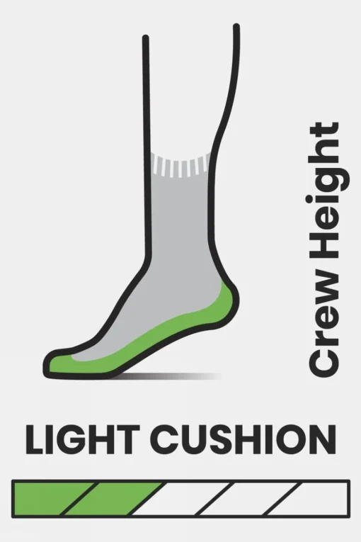 Mens Hike Classic Edition Light Cushion 2nd Cut Crew Socks