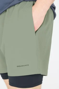 Mens Kros 2-In-1 Running Shorts