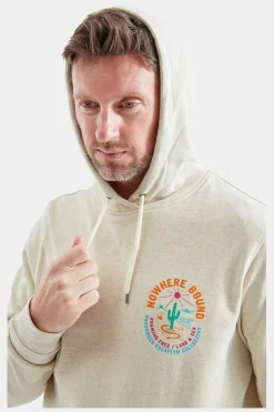Mens Land & Sea Recycled Cotton Hoodie