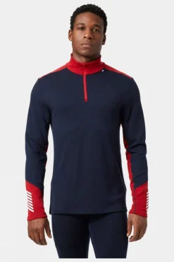 Mens Lifa Merino Midweight Half-Zip Base Layer Top