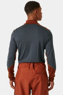 Mens Lifa Merino Midweight Half-Zip Base Layer Top