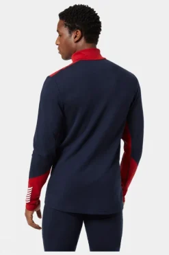 Mens Lifa Merino Midweight Half-Zip Base Layer Top